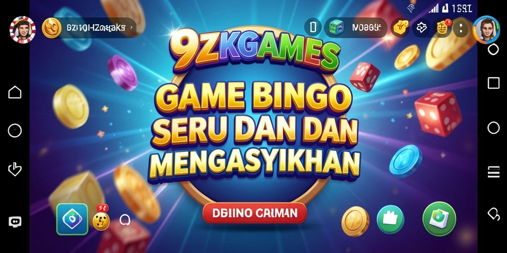 Tampilan gameplay seru di 9ZKGAMES saat bermain Bingo.