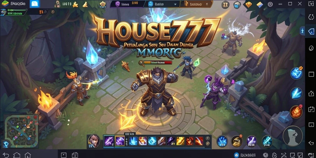 Tangkapan layar gameplay <strong>HOUSE777</strong> yang menampilkan petualangan seru dan interaksi antar pemain.