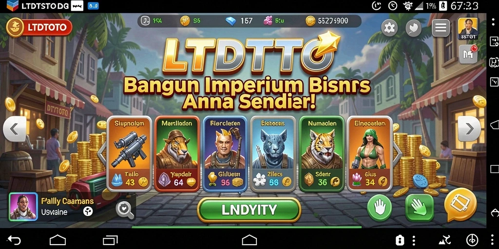Tampilan menarik dari gameplay LTDTOTO yang menunjukkan strategi Tycoon.