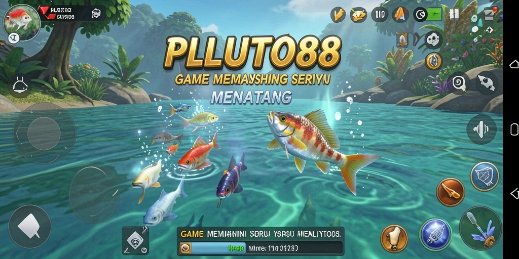 Tangkapan ikan yang beragam dalam gameplay PLUTO88.