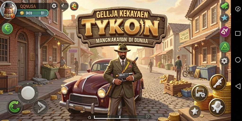 Tampilan gameplay Tycoon yang menarik dan interaktif.