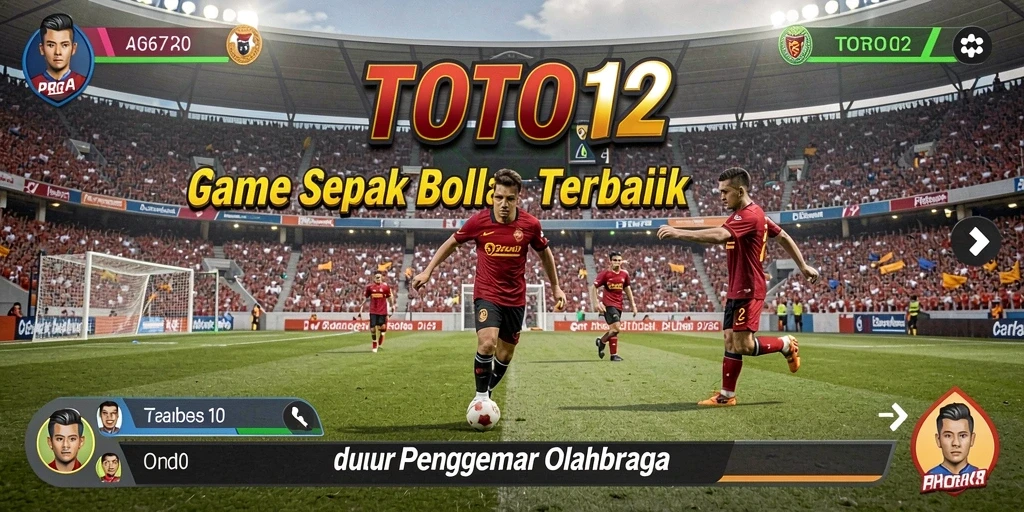 Tampilan gameplay nyata dari TOTO12 yang menarik.